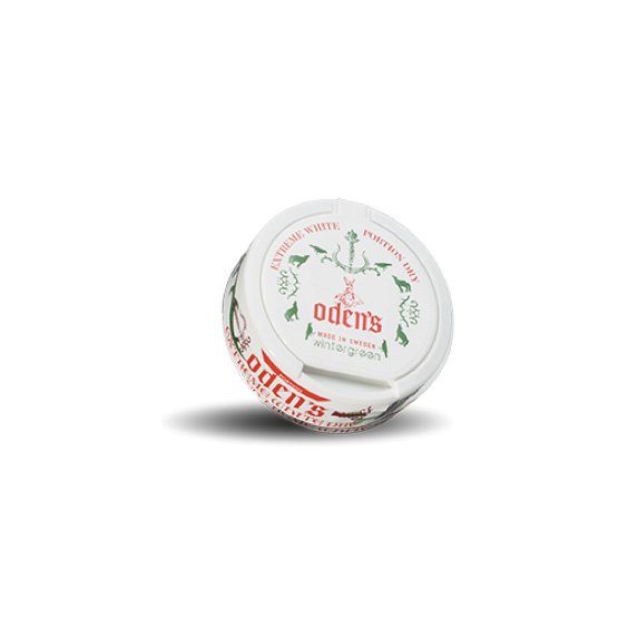 Oden’s Wintergreen Extreme White Dry – Single Tin