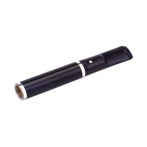 Dunhill White Spot Shortie Black Lacquer & Silver Plate Cigarette Holder (CH2817)