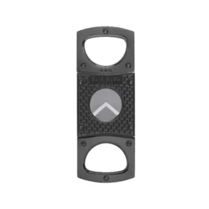 Elie Bleu Double Blade Cigar Cutter – Black Carbon Fibre