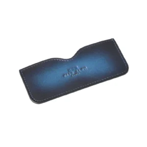 Elie Bleu Cigar Cutter Leather Pouch – Blue