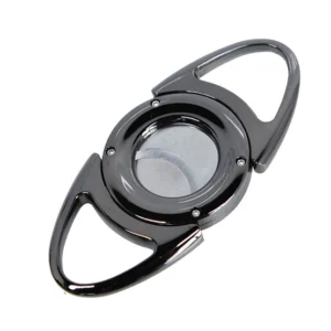 BLD Double Double Blades Finger Round Cigar Cutter – Gunmetal