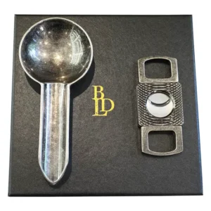 BLD Cigar Ashtray and Cigar Cutter Set – Gunmetal
