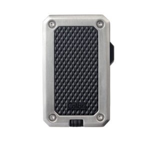 Colibri Rally Single Jet Flame Cigar Lighter – Chrome & Black