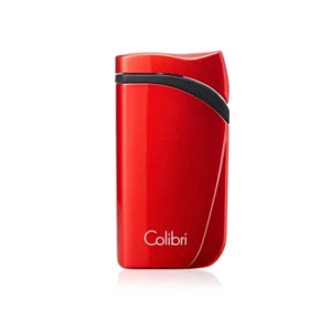 Colibri Falcon Single Jet Flame Cigar Lighter – Metallic Red