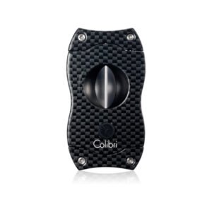 Colibri V-Cut Cigar Cutter – Black Carbon Fiber Print