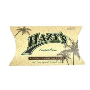 Hazy’s Coconut Charcoal 8mm Roll Your Own Filters – Pack of 50