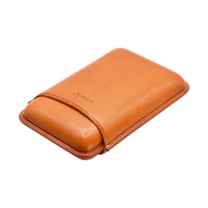 Jemar Natural Leather Cigar Case – 3 Robusto