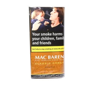 Mac Baren Classic Amber (Vanilla Toffee Cream) Pipe Tobacco 40g – Single Pack