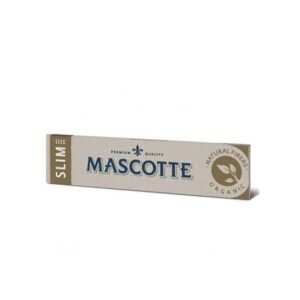 Mascotte 100% Natural Organic Hemp Brown Slim King Cigarette Papers – Single Pack