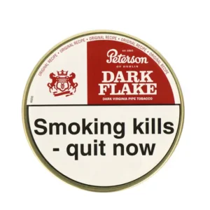 Peterson Dark Flake Pipe Tobacco 50g – Single Tin