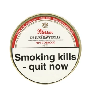 Peterson De Luxe Navy Rolls Pipe Tobacco 50g – Single Tin