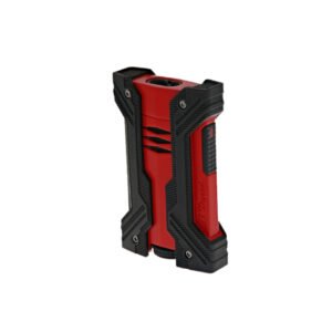 S.T. Dupont Defi Xxtreme Double Jet Flame Cigar Lighter – Black/Red