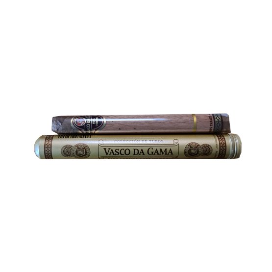 Vasco Da Gama Fina Corona Capa De Oro Tubos Cigar – Single