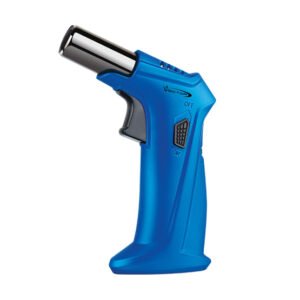 Vector Clash Single Jet Flame Table Lighter – Blue Matte
