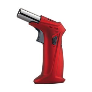 Vector Clash Single Jet Flame Table Lighter – Red Matte