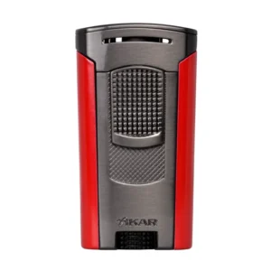 Xikar Astral Single Jet Flame Cigar Lighter – Gunmetal/Red