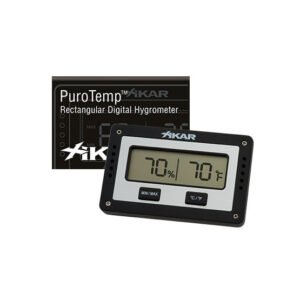 Xikar PuroTemp Rectangular Digital Hygrometer