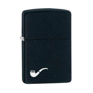Zippo Matte Black Soft Flame Pipe Lighter